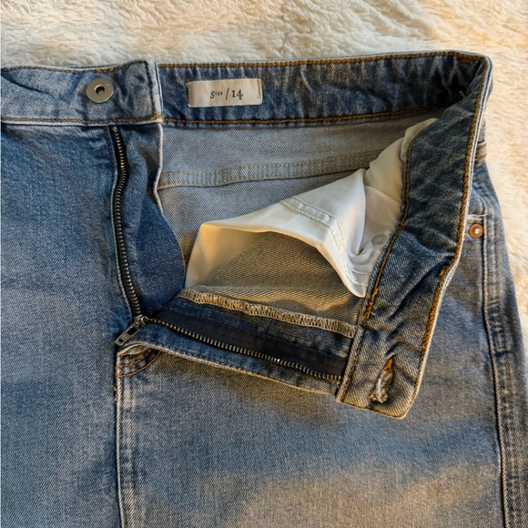 Pilcro and the Letterpress Anthropologie Denim Skirt Size 14 - Picture 2 of 5